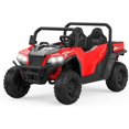 thumbnail image 1 of 24V 4WD Ride-On Dump Truck with Remote Control, 2-Seater Electric Construction Vehicle with Dump Bed & Shovel, 1 of 7