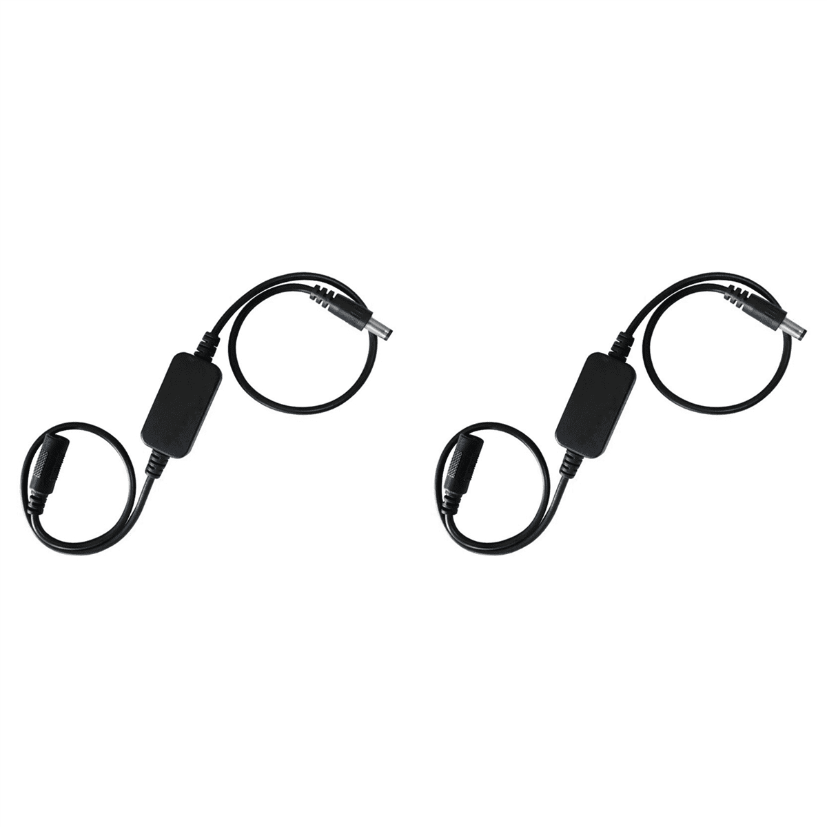 2X 24 Hour Auto Reboot Router Routing Reset Tool DC Power Timing Fiber Modem Router DC Power Manager Black,2 x Router restart line,Black