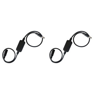 2X 24 Outil de réinitialisation du routage du routeur de redémarrage automatique d'heure DC Routeur de modem en fibre de temps de puissance DC Gestionnaire de puissance Black,2 x Ligne de redémarrage du routeur, Noir