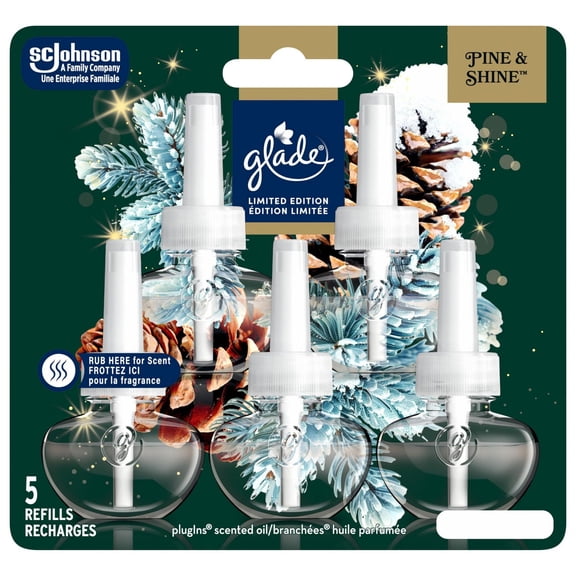 Glade PlugIns® Air Freshener Oil Refiil, Pine & Cedar