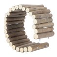 thumbnail image 1 of Long Climbing Ladder, Hamster Suspension Bridge Rodents Toy Natural  For Chewing And Playing For Isolating Pets For Small Animal, 1 of 7