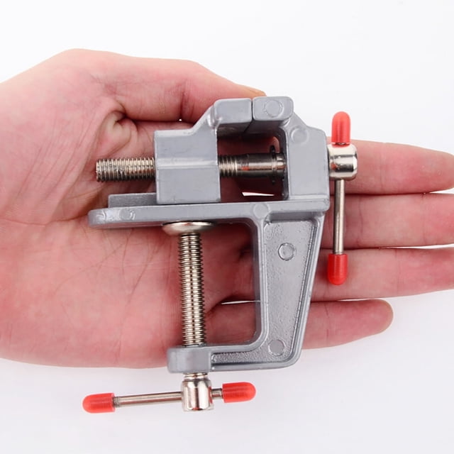 Cqxid Screwdriver Under $5 Table Vice Vise Hobby Lock Swivel Aluminum Craft Jewelry Clamp Other