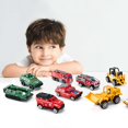 thumbnail image 2 of 6Pcs Simulation Alloy Car Toy Police Fire Truck Off-road Racing Model Kids Gift, 2 of 10