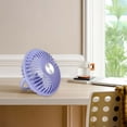 thumbnail image 4 of Purple Usb Rechargeable Hanging Ceiling Fan Multi Function Silent Desktop Fan Portable #45445, 4 of 8