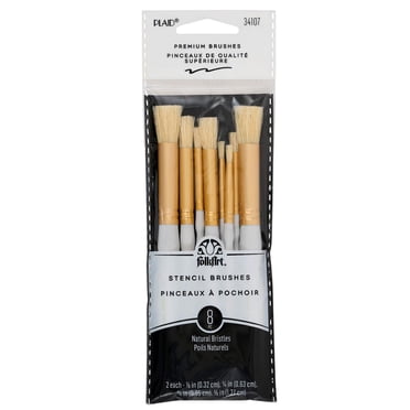 FolkArt Short Handle Stencil Paint Brush Set