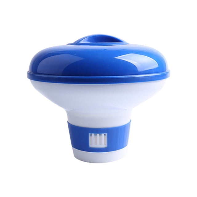 LEEYNEER For 1” Tab ONLY Mini Floating Pool & Spa Chlorine Dispenser Premium Floater Chemical Floater for Chlorine Tablets up to 1” Adjustable Flow Vents Bromine Holder