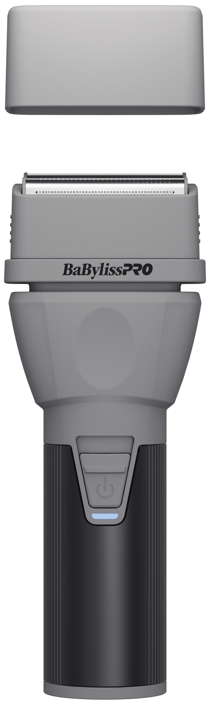 Rasoir double grille BabylissPRO, grilles titane hypoallergéniques, gris/noir, 1 pièce