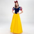 thumbnail image 1 of HAWEE Femmes Halloween Classique de Luxe Princesse Snow White Costume Adulte Reine Robe de Conte de Fées Rôle Cosplay, 1 of 5