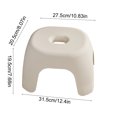 thumbnail image 3 of DPTALR Stool For Toilet Low Stepping Stool With Nonslip Base Enhanced Stability For Bathroom Use Elegant Design For Adults For Living Room And Shower, 3 of 6