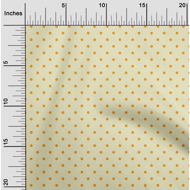 oneOone Viscose Chiffon Fabric Polka Dots Printed Craft Fabric BTY 42 Inch Wide