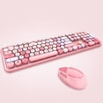 thumbnail image 1 of Amdohai Cordless Mechanical Keyboard Round Keyboard Office Desktop Keyboard and Set, 1 of 7
