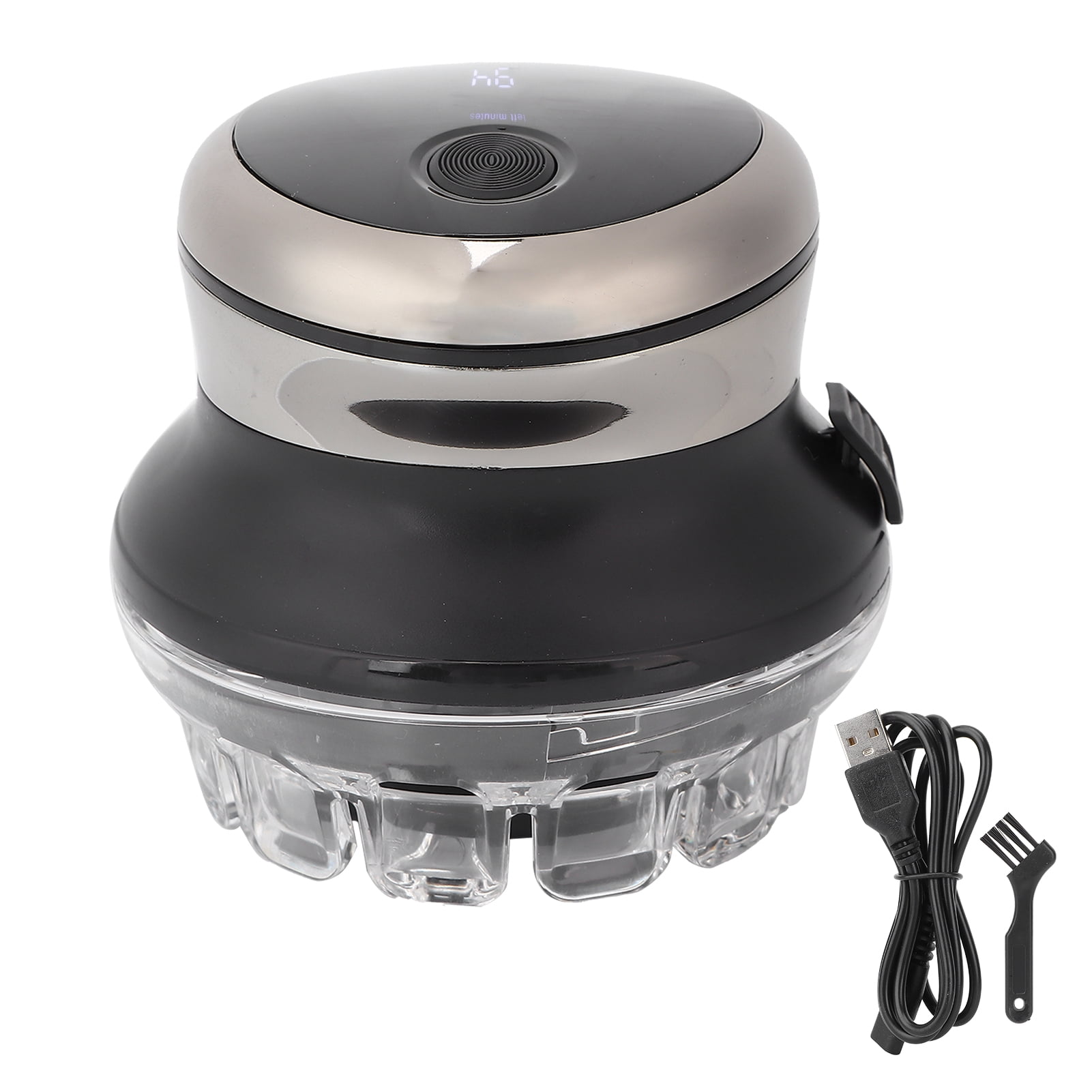 Head Shaver for Bald Men,Steel Waterproof Electric Head Hair Shaver Rechargeable High Precision Hair Cutter