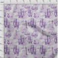 thumbnail image 3 of oneOone Tissu Violet en Polyester Spandex Imprimés Nautiques Tissu pour Robe Tissu Imprimé Tissu au Mètre 56 Pouces de Large, 3 of 3