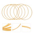 thumbnail image 3 of MasteelfCA 6Pcs Macrame Hoops Ring Dream Catcher Metal Rings DIY Craft Accessories, 3 of 8