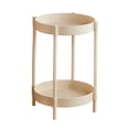 thumbnail image 2 of Petite table à Thé table d'Appoint en Fer pour sofa Petite table d'Angle en Plastique Haute Résistance table Moderne et Épurée pour Salon Chambre Petite table Ronde, 2 of 6