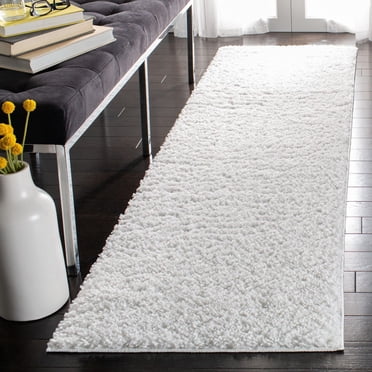 SAFAVIEH August Carlene Solid Plush Shag Area Rug