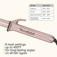 thumbnail image 3 of InfinitiPRO by Conair Hot Air Hair Curling Iron & Brush, Titanium Ceramic, 1.5-inch Barrel, Rose Gold, 1 Pk, 3 of 10