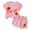 Pink, variant on Splozh Summer Outfits Baby Girl Summer Clothes Short Sleeve Strawberry Embroidered T Shirt Tops Pockets Shorts Set Toddler Outfit Beige,12-18 Months