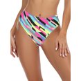 thumbnail image 3 of RELLECIGA Bas de Maillot de Bain pour Femmes, Échancré, Taille Haute, Bas de Bikini, 3 of 6