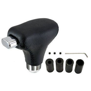 HLONK Universal Car Gear Knob PU Leather Gear Stick Knob for Automatic Transmission Car Auto Accessory
