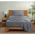 thumbnail image 3 of Mainstays Washed Ultra Soft Microfiber Bed Sheet Set, Twin-XL, Soothing Grey, 3 Piece, 3 of 11