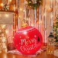 thumbnail image 1 of Room Decorations 60CM Outdoor Christmas Inflatable Decorated Ball Giant Christmas Inflatable Ball Christmas Tree Decorations With Lamp House Decor on Clearance, 1 of 5