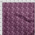 thumbnail image 4 of oneOone Tissu Violet en Polyester Lycra à Fleurs, Tissu pour Robe, Tissu Imprimé, Tissu au Mètre, 56 Pouces de Large, 4 of 4