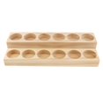 thumbnail image 2 of Milaget 2 Tier Wood Essential Oil Storage Box Case Holder Display for 12pcs 15ml Bottle 12 Slots, 2 of 7