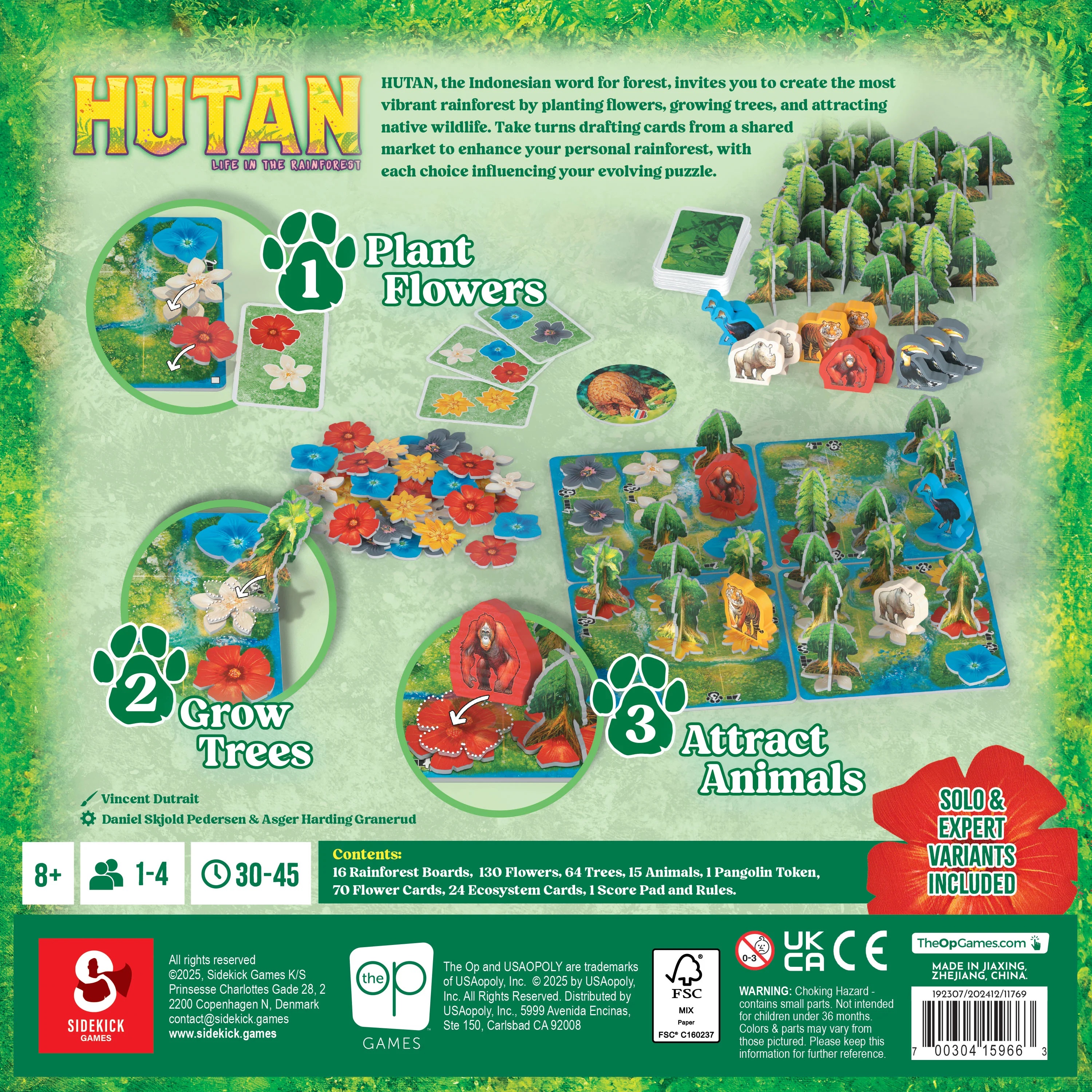 USAopoly HUTAN jeu de plateau