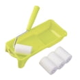 thumbnail image 3 of jifeng Mini Paint Rollers Compact Paint Roller with Tray for Door Cabinet Paintwork 6 set Green, 3 of 9