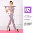 thumbnail image 4 of JUNWELL Pilates Bar Kit W/Resistance Band Adjustable Home Exercise Stick Toning Gym, 4 of 9