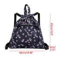 thumbnail image 2 of Amzcrzy Home Decor, Storage Bag, Storage Basket, Foldable Large Capacity Travel Backpack Drawstring Pocket Light Nylon Cloth Multifunctional Print Foldable Bag Organizer Foldable Capacity, 2 of 2