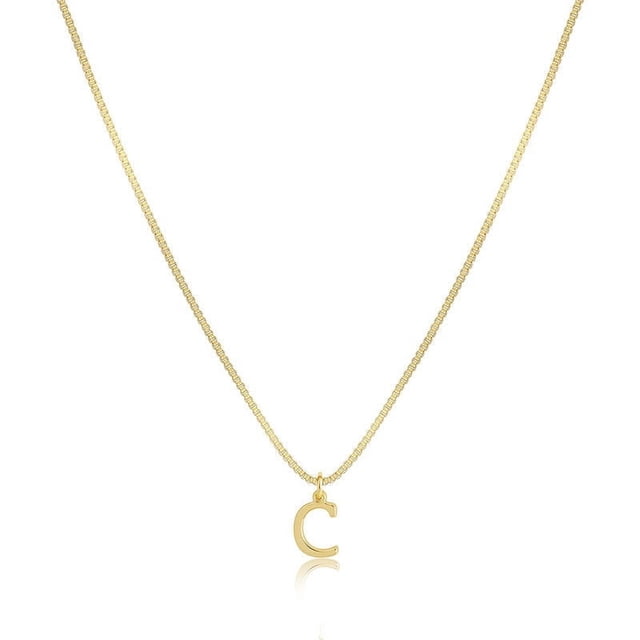 RXIRUCGD Add A Of To Your Everyday Look With This Initial Necklace Initial Dainty Necklace For Women