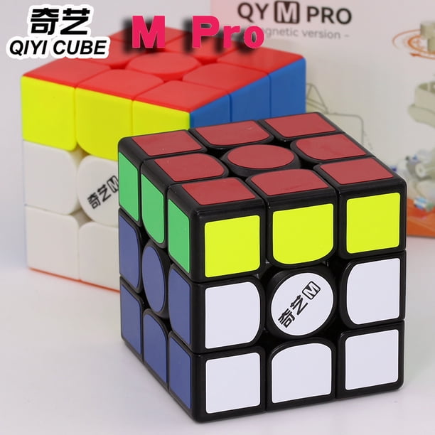 QiYi Magnetic Cube M Pro 3X3X3 Magic Puzzle Magnet Stickers 3x3