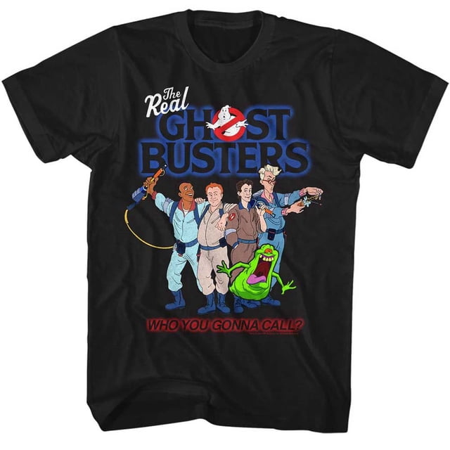 Real Ghostbusters Tv Group3 Adult Short Sleeve T Shirt