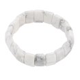 thumbnail image 4 of Natural Stone Bracelets, Rectangle Beads Casual Comfortable Feel Stretch Bracelet Exquisite  for Women for Men, 4 of 8