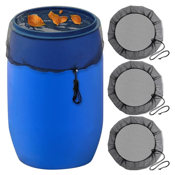 EIMELI Rainwater Collection Mesh Cover Outdoor Rainwater Bucket Cover Rainwater Filtration Anti-Mosquito Leaves