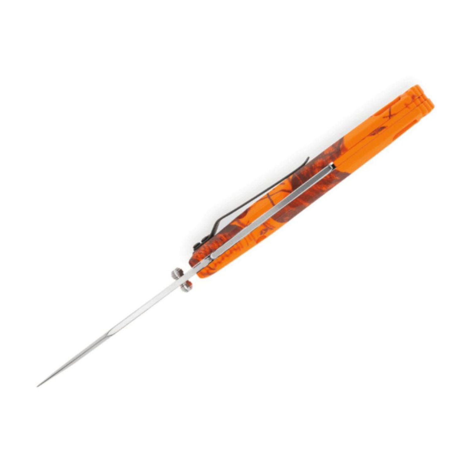 Buck Knives 285 Bantam Mobo, Folding Knife, Mossy Oak® Blaze Camo Folding Knife, Drop Point Blade, Compact, Lightweight, 100% Lifetime Warranty, Stainless Steel, Hunting, Outdoors