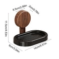 thumbnail image 3 of PRETXORVE Soap Household Bathroom Suction Cup Wall Mounted Non Perforated Soap Drainage Bathroom Storage Rack, 3 of 6