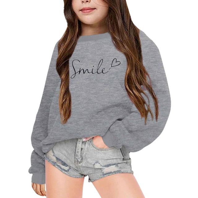 PMVFHDE Liquidation Chandail en Molleton pour Enfants Automne et Hiver à Manches Longues Mode Imprimé Col Rond Chandail à Capuchon pour Garçons et Filles Plus Chaud Chandail à Capuchon Manteau Chandail en Molleton de Noël pour Tout-Petits, Gris, 4-5 Ans