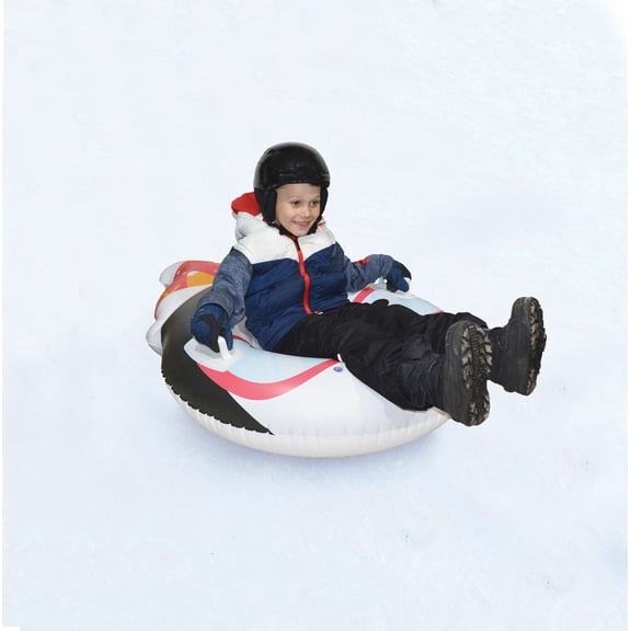 Pathfinder  tube à neige  pingouin gonflable multicolore, 39 po x 53,5 po.