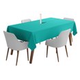 thumbnail image 1 of Vargottam Indoor/Outdoor Rectangular Tablecloth 58' x 120' with Umbrella Hole & Zipper Waterproof Turquoise Green Patio Tablecloths for Spring/Summer BBQs, 1 of 1