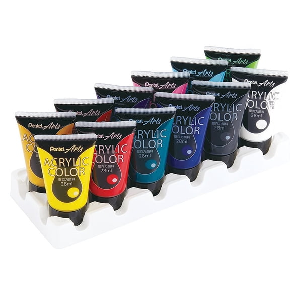 Pentel WA2-12 Acrylic Paint Set (Pack of 1)