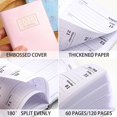 thumbnail image 3 of EIGTHTAIL Small Pocket Planner - 2025 Journal Notebook  A7 Size Paper Planner Faux Leather Cover, 3 of 8