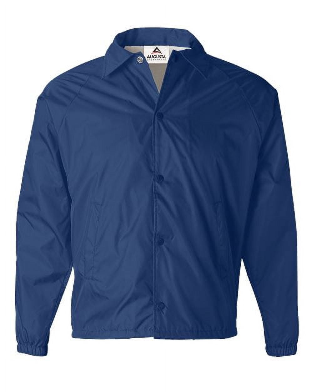 Augusta Sportswear Mens Nylon Coachs Jacket/Lined, 3XL, Royal