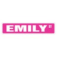 thumbnail image 1 of EMILY Street Sign Childrens Name Room Sign | Indoor/Outdoor |  24" Wide Plastic Sign, 1 of 1