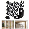 thumbnail image 3 of 40pcs Stainless Stee L Bracket Corner Braces Joint Right Angle Bracket Fastener L-shaped Joints Support Bracket, 3 of 8