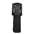 thumbnail image 4 of UPPADA Plus Size Wedding Guest Dress for Womens Short Sleeve Wedding Ball Prom Formal Dress Floor-Length Dress Cocktail Wedding Formal Wrap Dress Sales Today Clearance, 4 of 5