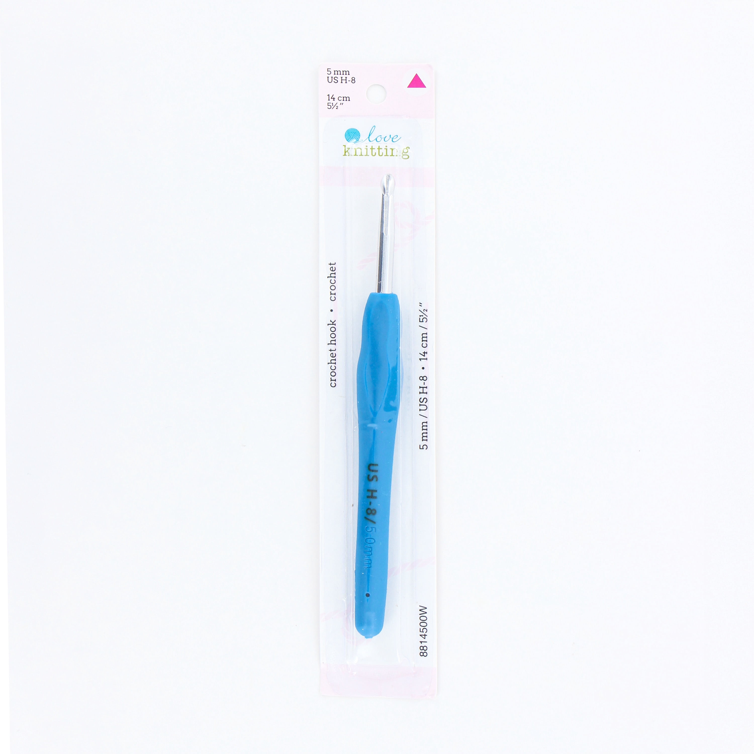 LOVE KNITTING Soft-Grip Aluminium Crochet Hook, 4 mm (0.16 in.)