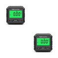 thumbnail image 1 of Shengyu 1/2/3 Level Box Protractor 490° Levels Gauge Bevel Gauges with Magnetic Base Electronic Angle Protractors Measuring Tools Black/Type 1 2PCS, 1 of 6